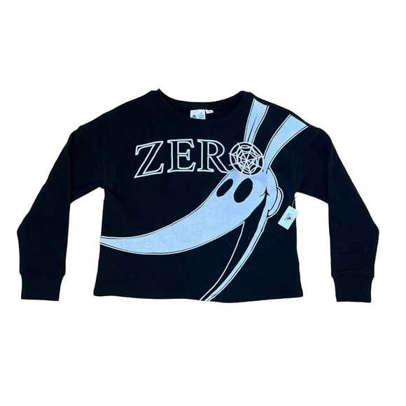 NWT Disney Tim Burtons Nightmare Before Christmas Zero Sweatshirt SZ M - Picture 1 of 6